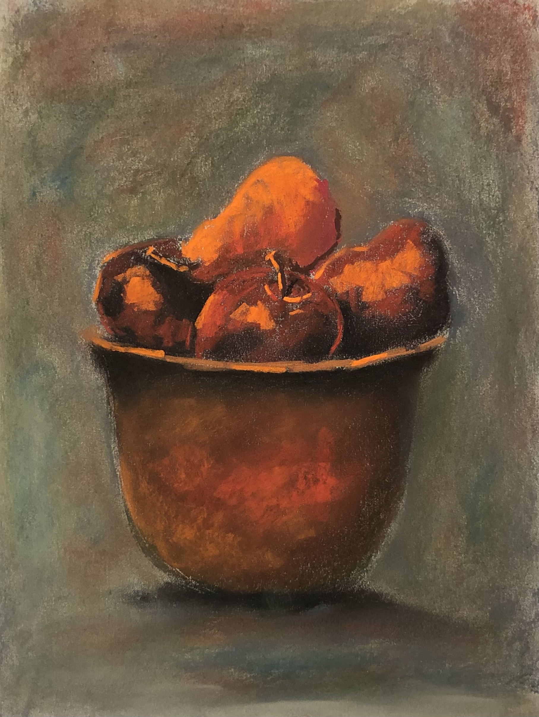 bowl-of-fruits-iii-pastel-painting